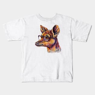 Rock Star Specs: The coolest critter in the canopy! Kids T-Shirt